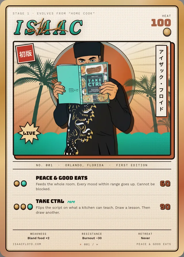 Isaac Floyd trading card